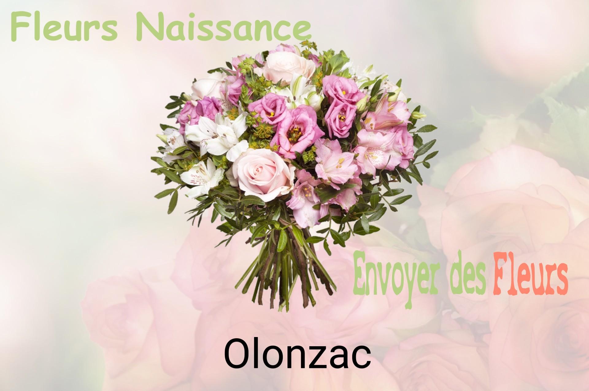 Bouquet de fleurs de naissance livré à Olonzac